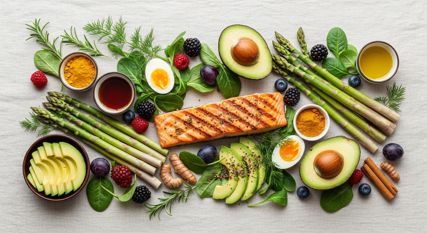 Aliments frais et gourmands de la méthode